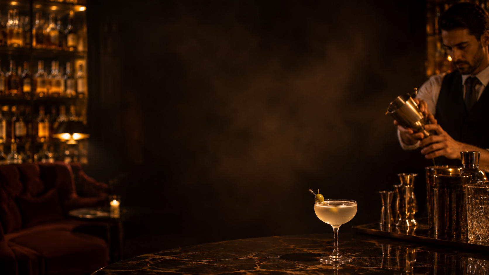 Cocktail-Atmosphäre